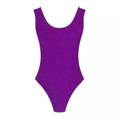 1980s Leotard - Fluoro Purple • $26.95