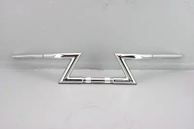 4   RISE Handlebar CHROME Z-BAR For Harley Softail Dyna Sportster 1 -1.25  THICK • $60.93