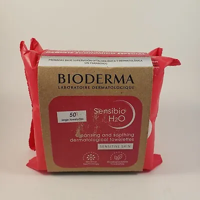 $13.90 • Buy Bioderma Sensibio H2O Facial Cleansing Wipes - 25ct/2pk