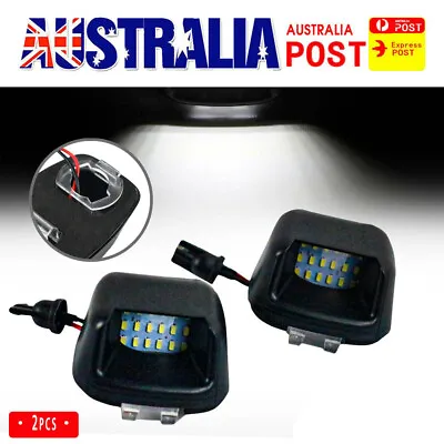 1 Pair License LED Number Plate Light For Nissan Navara D40 Car Rear Bumper Lamp • $17.95