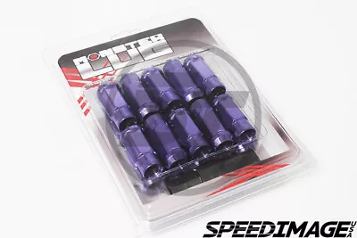 Monster Steel Lug Nuts Purple 48mm 14x1.5 M14x1.5 Open Ended 20 Pcs Set Muteki • $1075