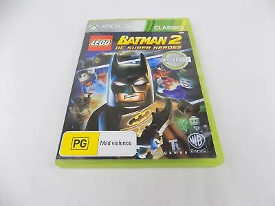 Mint Disc Xbox 360 Lego Batman 2 DC Super Heroes II - Inc Manual • $10.14