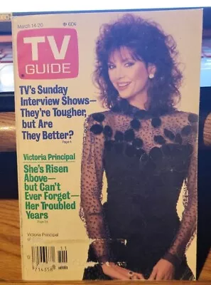 TV GUIDE # 1772 - 3/14/87 - 3/20/87 - Victoria Principal Of Dallas • $10