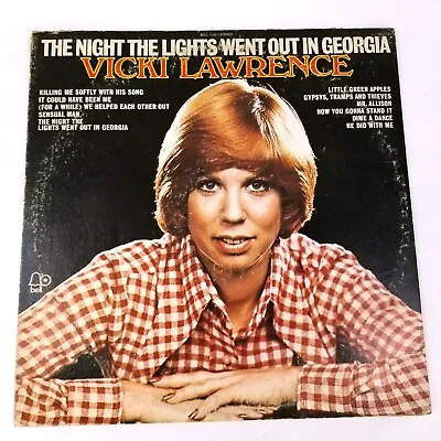 The Night The Lights Went Out In Georgia Vicki Lawrence 1973 Vinyl Record Pop • $11.90