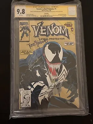 Venom Lethal Protector #1 Cgc 9.8 Gold Edition Key App Marvel 1993 Auto X 3 • $3200