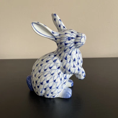 $19.99 • Buy Andrea Sadek Hand Painted Porcelain Rabbit 5.5 In