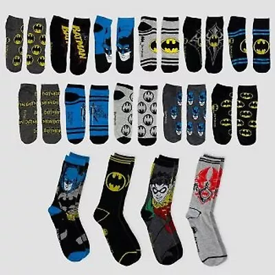 Batman Robin DC - 15 Days Of Socks- Men's Size 6-12- New In BOX • $29.99