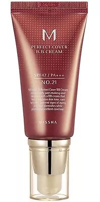 M Perfect Cover B.B Cream SPF 42 PA+++ No. 21 Light Beige 1.7 Oz (50 Ml) • $13.99