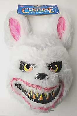 Scary Rabbit Moving Mouth Masquerade Mask Bunny Cosplay Animal Halloween Mask • $39.95