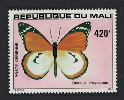 Mali Plain Tiger Butterfly Danaus Chrysippus 400Fr 1980 MNH SG#804 • $2.27