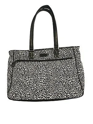 Vera Bradley Commuter Laptop Tote Camocat With Leather Trim & Trolley Sleeve • $39