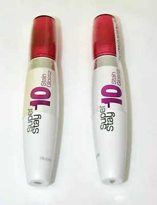 2 Pack Maybelline NY Superstay 10 Hour Stain Gloss Berry Heavenly 0.35 Fluid • $9.99