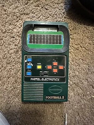 Vintage Mattel Classic Football 2 Handheld Electronic Video Game • $39