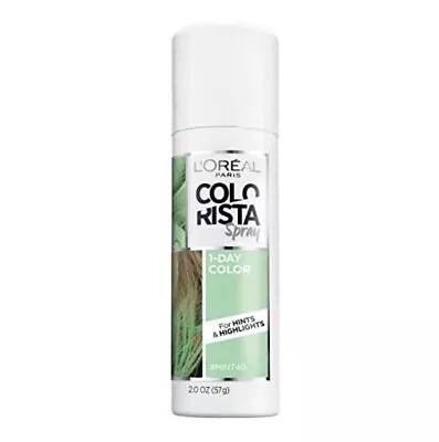 L'Oréal Paris Colorista Hair Makeup Temporary 1-Day Hair Color Spray #MINT40 • $6.99