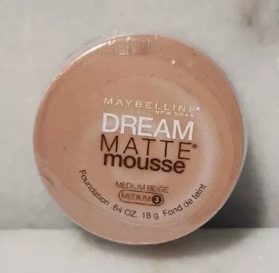 1-Maybelline Dream Matte Mousse Foundation Medium Beige Medium #3. • $9.99