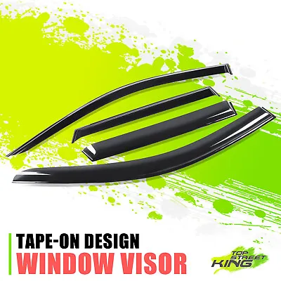 Window Visors Sun Guard Rain Deflector Vent Shade For MIT Outlander Sport 11-24 • $32.50