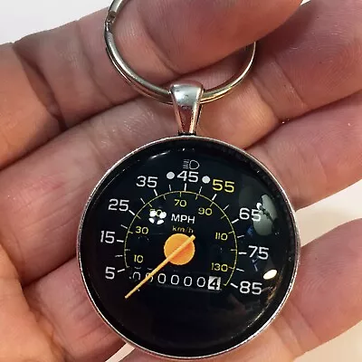 Vintage Chevy 85 MPH Speedometer Keychain Reproduction Chevrolet Camaro Truck • $12.95