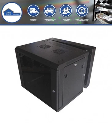£94.99 • Buy SALE - 6U 19  550mm Data Cabinet Wall Rack Patch Panel, Switch, PDU, Networking