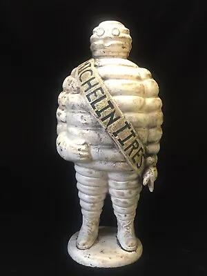 Michelin Man Tire 1940s Large Heavy Cast Iron Store Display Sign Statue 22-1/2” • $439