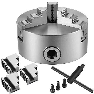 Lathe Chuck K11-100 4'' 3 Jaw Self Centering Milling Machine External Jaw • $38.49