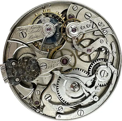 Antique 44.3mm Henry Sandoz Minute Repeater & Chronograph Pocket Watch Movement • $2600