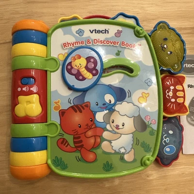 $7 • Buy Vtech Rhyme And Discover Book Electronic Toy Educational -Tested Works