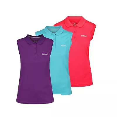 £4.99 • Buy Regatta Tima Womens Gym Sports Muscle Sleeveless Top Vest T Polo Shirt RRP £25