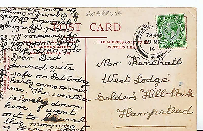 £3.99 • Buy Genealogy Postcard - Family History -  Kenchatt? - Hampstead 7233   