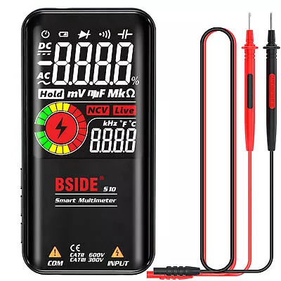 BSIDE Intelligent 9999 Counts Multimeter Digital Display AC/DC Voltmeter V9F5 • $25.88