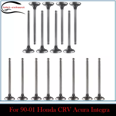 Intake Exhaust Valves For 90-01 Honda CRV Acura Integra B18A1 B18B1 B20Z2 B20B4 • $29.67