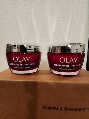 $62.95 • Buy Olay Regenerist Vitamin C Peptide 24 Max Hydrating Moisturizer SPF 30 Twin Pack