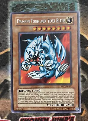 Yu-Gi-Oh - Blue-Eyes Toon Dragon - RP01 FR050 - Rare - NM/LP French • £14.45