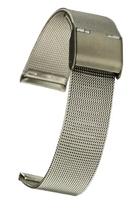 £8.62 • Buy Osco Mesh Ersatzuhrband Milanaise Band Stainless Steel Watchband 18 MM Very Fine