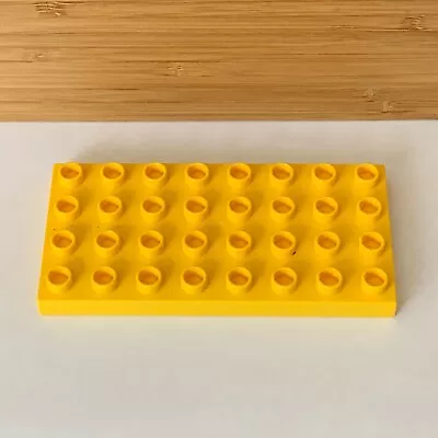 £2.75 • Buy Lego Duplo 4 X 8 Yellow Base Plate    4672