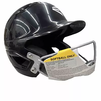 EASTON Alpha Batting Helmet SOFTBALL NEW With Mask Size 6 5/8-7 1/4  M/L BLACK • $23