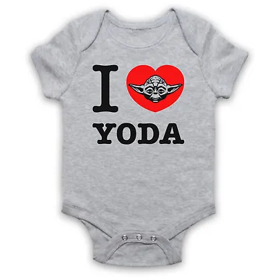 Star I Love Yoda Funny Sci Fi Film Iconic Jedi Master Baby Grow Babygrow Gift • £15.99