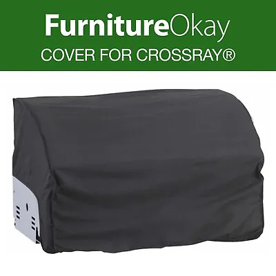 Cover For CROSSRAY® 4-Burner Inbuilt Gas BBQ Black Polyester • $79.95