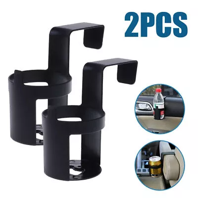 2 Pieces Auto Car Truck Door Cup Holder Mount Beverage Drink Bottle Holder Black • $12.53