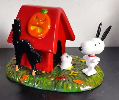 2007 Department 56 Peanuts Snoopy  Happy Halloween  Haunted House New In Box • $47