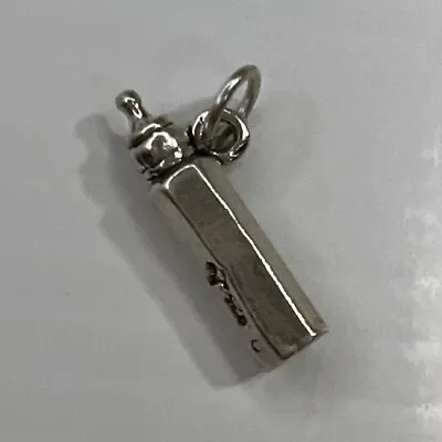 Sun West 925 Sterling Silver Retro Charm Pendant Baby Shower Bottle Birth Gift • $20