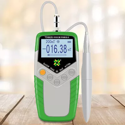 Gauss Meter Surface Magnetic Field Tester Hall Probe Precision Fluxmeter Digital • $76