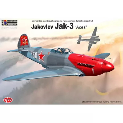 Kovozavody Prostejov CL7213 Yakovlev Yak-3 'Aces' Soviet AF 1:72 Model Kit • £13.95