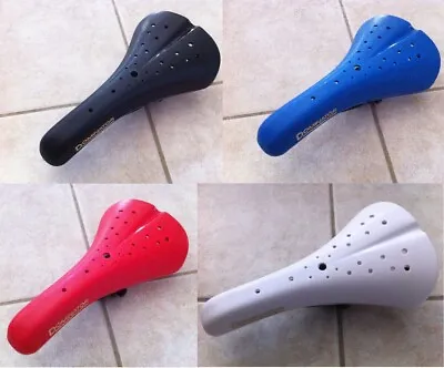 Old School BMX Bike Seat Hard Shell Dominator Blue Red White Black New! • $30.99