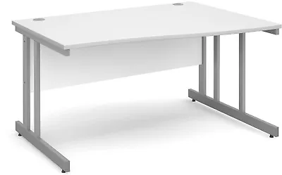 £317.84 • Buy Momento 1400mm RH Wave Desk - White