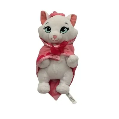 Disney Babies Cat Aristocats Baby Marie Plush Just Play Pink Blanket Bow White • $11.24