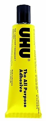 UHU ALL PURPOSE GLUE 60ml SIZE TUBES STRONG CLEAR ADHESIVE Uk Stock Free Post  • £3.99