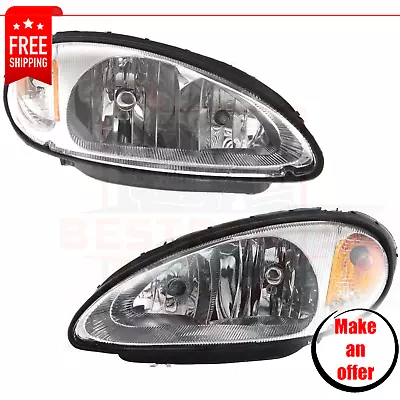 Headlight CH2502131 CH2503131 Set Of 2 Pc For 2001-2005 Chrysler PT Cruiser • $118.64