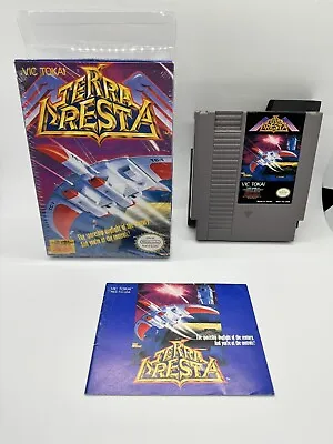 TERRA CRESTA Nintendo NES Complete In Box CIB  Rare Near Mint In Cello! • $349.99