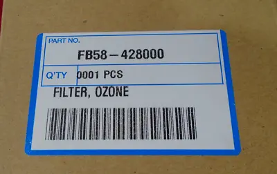 Canon Printer/copier CLC5100 Series Part: FB5-8428-000/FB58-428000 Ozone Filter • £10