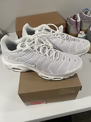 Size 13 - Nike Air Max Plus White • $90